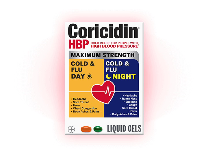 Coricidin HBP Maximum Strength Cold & Flu Day and Night Liquid Gels